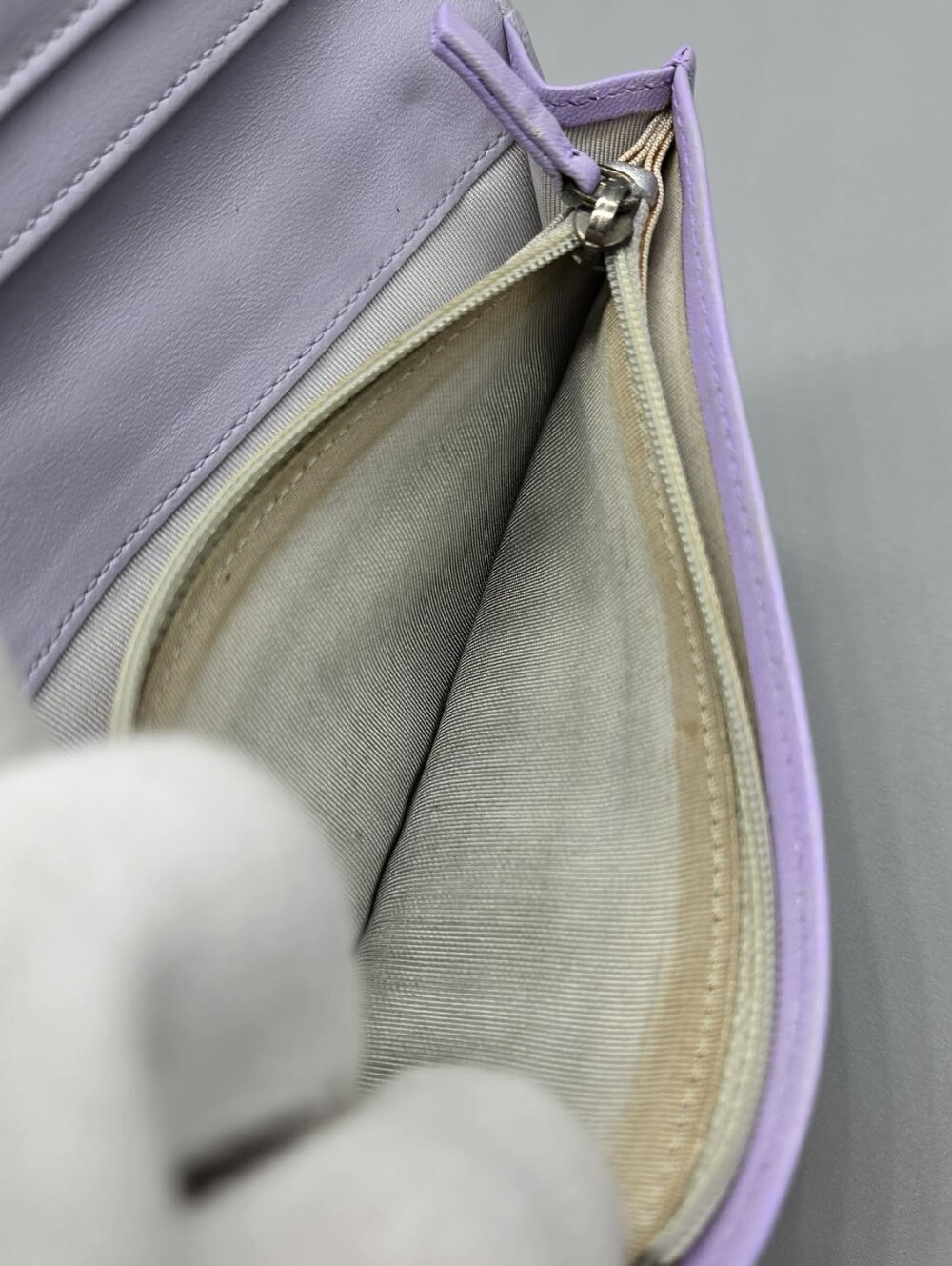 🟣Chanel Purple Learher Clutch/Wallet🟣 - Picture 15 of 16